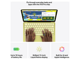 APPLE MacBook Neo (2026) - 13 pouces - A18 Pro - 8 GB - 512 GB - Touch ID - Silver - QWERTY