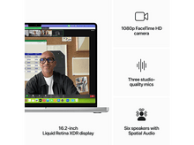 Charger l&#39;image dans la galerie, APPLE MacBook Pro 16&quot; M3 Pro 512 GB Silver QWERTZU (MRW43SM/A) - 16,2 pouces - Apple M-Series - 18 GB - M3 Pro
