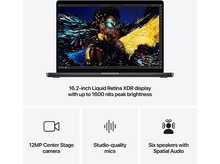 Charger l&#39;image dans la galerie, APPLE MacBook Pro 16&quot; M4 Pro 512 GB Noir Sidéral AZERTY (MX2X3F) - 16,2 pouces - 48 GB - 512 GB - M4
