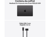 APPLE MacBook Pro (2026) PROLED XDR Display - 14 pouces - M5 Max (18C CPU/32C GPU) - 36 GB - 2 TB - QWERTZU - Space Black