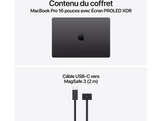 APPLE MacBook Pro (2026) PROLED XDR Display - 16 pouces - M5 Max (18C CPU/32C GPU) - 36 GB - 2 TB - QWERTZU - Space Black