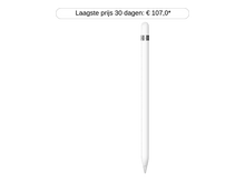 Charger l&#39;image dans la galerie, Apple Pencil blanc sur fond noir, pointe du stylet vers le bas.
