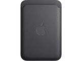 APPLE Porte-cartes MagSafe pour iPhone FineWoven Black (MT2N3ZM/A)