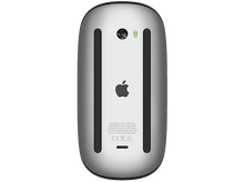 Charger l&#39;image dans la galerie, Bas d&#39;une Magic Mouse argentée Apple, avec le logo Apple.
