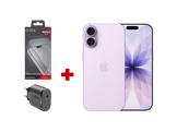 APPLE SW iPhone 17 - 5G - 256 GB - Lavender - Bundle - Chargeur + Protection d'écran