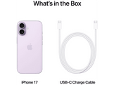 APPLE SW iPhone 17 - 5G - 256 GB - Lavender - Bundle - Chargeur + Protection d'écran