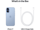 APPLE SW iPhone 17 - 5G - 256 GB - Mist Blue - Bundle - Chargeur + Protection d'écran