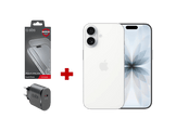 APPLE SW iPhone 17 - 5G - 256 GB - White - Bundle - Chargeur + Protection d'écran
