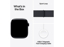 Charger l&#39;image dans la galerie, APPLE Watch S10 GPS 42 mm Boîtier Aluminum Jet Black, Bracelet Ink Sport Loop (MWWK3QF/A)
