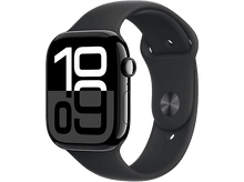 Charger l&#39;image dans la galerie, APPLE Watch S10 GPS 42 mm Boîtier Aluminum Jet Black, Bracelet Rubber M/L (MWWF3QF/A)
