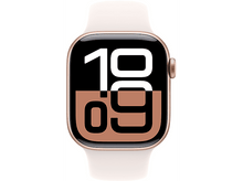 Charger l&#39;image dans la galerie, APPLE Watch S10 GPS 42 mm Boîtier Aluminum Rose Gold, Bracelet Rubber S/M (MWWH3QF/A)
