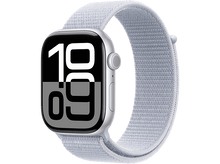 Charger l&#39;image dans la galerie, APPLE Watch S10 GPS 42 mm Boîtier Aluminum Silver, Bracelet Blue Cloud Sport Loop (MWWG3QF/A)
