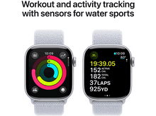 Charger l&#39;image dans la galerie, APPLE Watch S10 GPS 42 mm Boîtier Aluminum Silver, Bracelet Blue Cloud Sport Loop (MWWG3QF/A)
