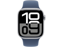 Charger l&#39;image dans la galerie, APPLE Watch S10 GPS 42 mm Boîtier Aluminum Silver, Bracelet Denim Sport M/L (MWWD3QF/A) Smartwatch Silver
