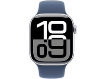 Charger l&#39;image dans la galerie, APPLE Watch S10 GPS 42 mm Boîtier Aluminum Silver, Bracelet Denim Sport M/L (MWWD3QF/A)
