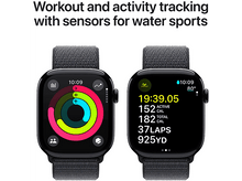 Charger l&#39;image dans la galerie, APPLE Watch S10 GPS 46 mm Boîtier Aluminum Jet Black, Bracelet Ink Sport Loop (MWWT3QF/A)
