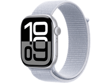 Charger l&#39;image dans la galerie, APPLE Watch S10 GPS 46 mm Boîtier Aluminum Silver, Bracelet Blue Cloud Sport Loop (MWWP3QF/A)
