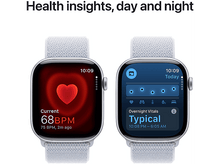 Charger l&#39;image dans la galerie, APPLE Watch S10 GPS 46 mm Boîtier Aluminum Silver, Bracelet Blue Cloud Sport Loop (MWWP3QF/A) Smartwatch Silver
