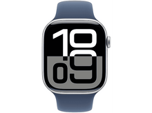 Charger l&#39;image dans la galerie, APPLE Watch S10 GPS 46 mm Boîtier Aluminum Silver, Bracelet Denim Sport S/M (MWWM3QF/A)
