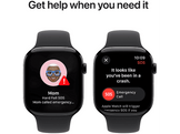APPLE Watch S10 GPS 46 mm Boîtier Aluminum Jet Black, Bracelet Black Sport S/M (MWWR3QF/A)