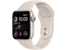 Charger l&#39;image dans la galerie, APPLE Watch SE (2nd generation) GPS 44 mm Aluminium Starlight (MNJX3NF/A)
