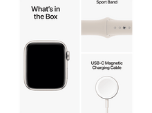 Charger l&#39;image dans la galerie, APPLE Watch SE (2nd generation) GPS 44 mm Aluminium Starlight (MNJX3NF/A)
