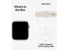 Charger l&#39;image dans la galerie, APPLE Watch SE 3 GPS - 44mm Starlight Aluminium Case - Starlight Sport Band - M/L
