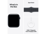APPLE Watch SE 3 GPS + Cellular - 44mm Midnight Aluminium Case - Midnight Sport Band - S/M