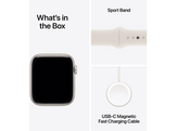 APPLE Watch SE 3 GPS + Cellular - 44mm Starlight Aluminium Case - Starlight Sport Band - S/M
