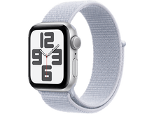 Charger l&#39;image dans la galerie, APPLE Watch SE GPS 40mm Silver Aluminium Case Blue Cloud Sport Loop
