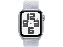 Charger l&#39;image dans la galerie, APPLE Watch SE GPS 40mm Silver Aluminium Case Blue Cloud Sport Loop
