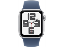 Charger l&#39;image dans la galerie, APPLE Watch SE GPS 40mm Silver Aluminium Case Denim Sport Band M/L
