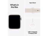APPLE Watch SE GPS 40mm Starlight Aluminium Case Starlight Sport Band S/M