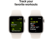 Charger l&#39;image dans la galerie, APPLE Watch SE GPS 40mm Starlight Aluminium Case Starlight Sport Band S/M
