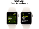 APPLE Watch SE GPS 40mm Starlight Aluminium Case Starlight Sport Band S/M