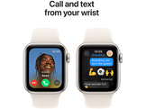 APPLE Watch SE GPS 40mm Starlight Aluminium Case Starlight Sport Band S/M
