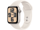 APPLE Watch SE GPS 40mm Starlight Aluminium Case Starlight Sport Band S/M