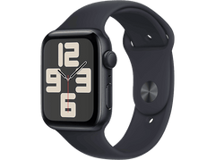 APPLE Watch SE GPS 44 mm Boîtier aluminium Midnight, Bracelet Sport Band Midnight - M/L (MRE93QF/A)