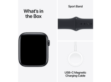 Charger l&#39;image dans la galerie, APPLE Watch SE GPS 44 mm Boîtier aluminium Midnight, Bracelet Sport Band Midnight - S/M (MRE73QF/A)
