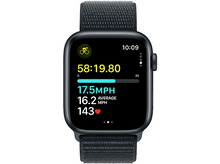 Charger l&#39;image dans la galerie, APPLE Watch SE GPS 44 mm Boîtier aluminium Midnight, Bracelet Sport Loop Midnight (MREA3QF/A)
