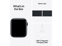 Charger l&#39;image dans la galerie, APPLE Watch SE GPS 44 mm Boîtier aluminium Midnight, Bracelet Sport Loop Midnight (MREA3QF/A)
