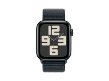 Charger l&#39;image dans la galerie, APPLE Watch SE GPS 44 mm Boîtier aluminium Midnight, Bracelet Sport Loop Midnight (MREA3QF/A) Smartwatch Noir
