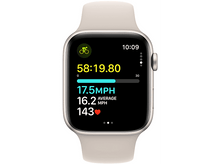 Charger l&#39;image dans la galerie, APPLE Watch SE GPS 44 mm Boîtier aluminium Starlight, Bracelet Sport Band Starlight - M/L (MRE53QF/A)
