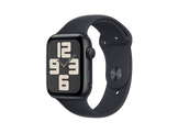 APPLE Watch SE GPS 44 mm Boîtier aluminium Midnight, Bracelet Sport Band Midnight - M/L (MRE93QF/A)