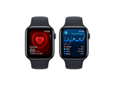 APPLE Watch SE GPS 44 mm Boîtier aluminium Midnight, Bracelet Sport Band Midnight - M/L (MRE93QF/A)