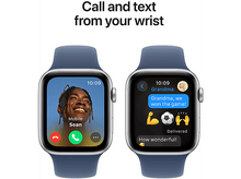 Charger l&#39;image dans la galerie, APPLE Watch SE GPS 44mm Silver Aluminium Case Denim Sport Band M/L
