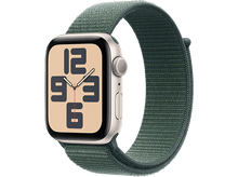 Charger l&#39;image dans la galerie, APPLE Watch SE GPS 44mm Starlight Aluminium Case Lake Green Sport Loop
