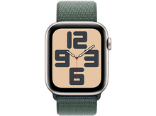 Charger l&#39;image dans la galerie, APPLE Watch SE GPS 44mm Starlight Aluminium Case Lake Green Sport Loop
