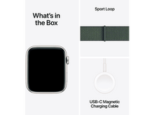 Charger l&#39;image dans la galerie, APPLE Watch SE GPS 44mm Starlight Aluminium Case Lake Green Sport Loop
