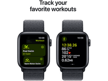 Charger l&#39;image dans la galerie, APPLE Watch SE GPS + Cellular 40mm Midnight Aluminium Case Ink Sport Loop
